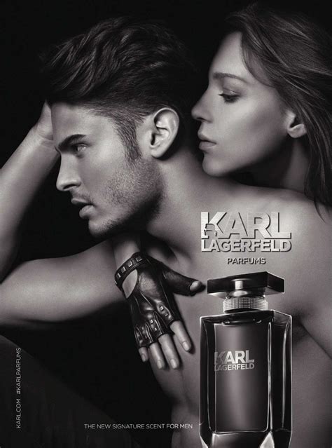 baptiste giabiconi fronts karl lagerfeld fragrance campaign the