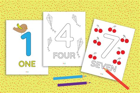 printable numbers coloring pages