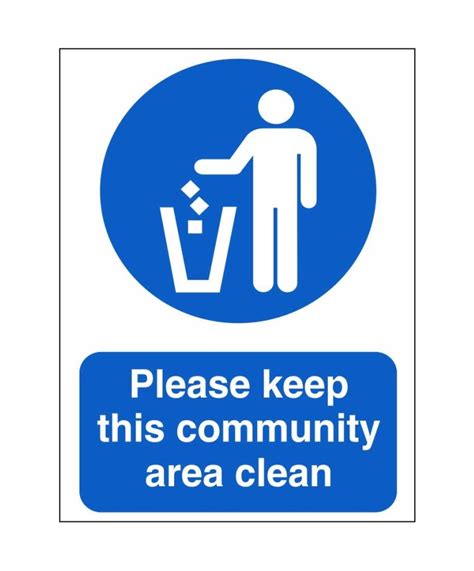 community area clean sign adva