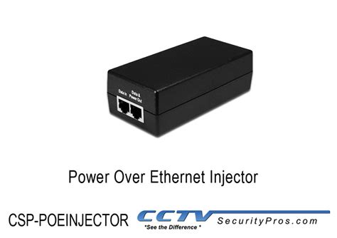 power over ethernet injector ip security cameras