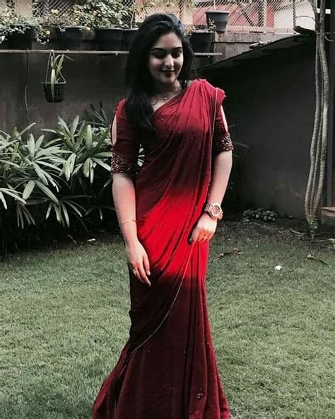 Pin By Sabin Pk On Prayaga Martin In 2019 Saree Styles