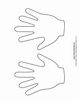 Handprint Templates Hand Printable Kids Printables Template Hands Outline Shape Set Preschool Arts Print Para Crafts Tim Shapes Blank Timvandevall sketch template