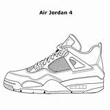 Jordan Coloring Nike Air Pages Shoe Drawing Shoes Template Sheets Sneakers Printable Da Jordans Book Color High Print Heels Exclusive sketch template
