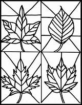 Traceable Leaf sketch template