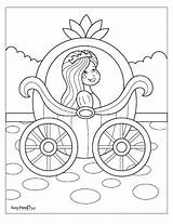 Coloring Carriage sketch template