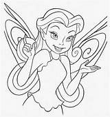 Tinkerbell Coloring Pages Printable Tinker Bell Color Print Clip Disney Sheet Face sketch template