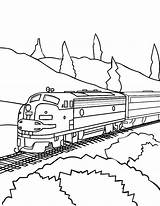 Coloring Train Pages Freight Railroad Getcolorings Printable Getdrawings Color sketch template