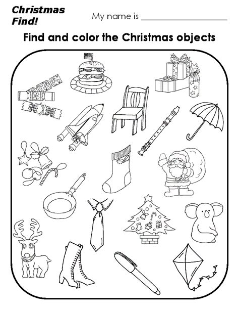 preschool christmas worksheets    worksheets samples