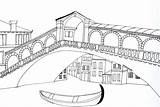 Destinos Ponte Rialto Veneza Cidades Viagens Paisagens Livro Lalarebelo Itália Monumentos Lindos Antiga sketch template