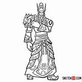 Warcraft Medivh Magus Sketchok Nozdormu sketch template