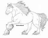 Clydesdale Coloring Lineart Mare Deviantart Designlooter Drawings 44kb 1024 sketch template