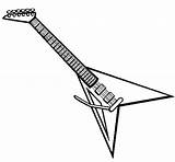 Mewarnai Gitar Paud Kanak Taman Macam Umur Bawah Temukan Dapat sketch template