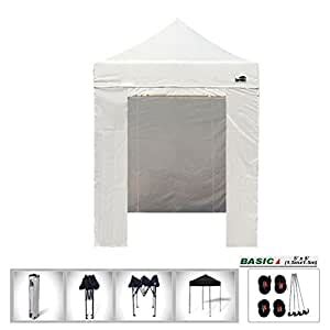 pop  canopy instant outdoor party tent shade gazebo sidewalls walls white  amazon