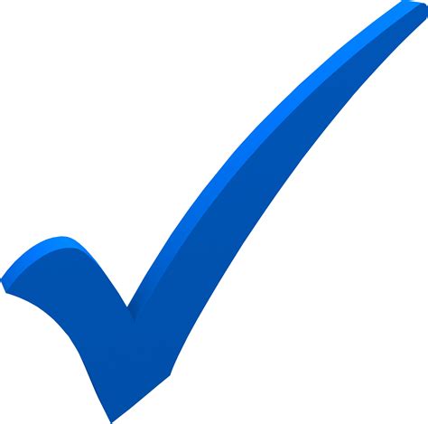 blue check mark png image transparent png    seekpng