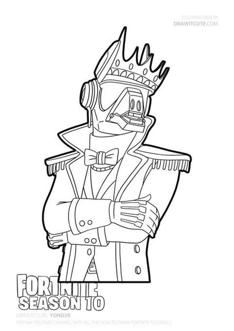 dj  fortnite coloring pages
