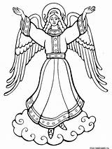Coloring Pages Angel Angels Printable Color Kids Print Recommended sketch template