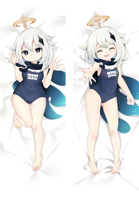 Genshin Impact Paimon Traveler Companies Anime Girl Dakimakura Etsy