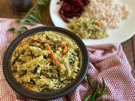 kerala style mixed vegetable curry  spiced coconut avial