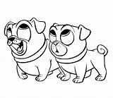 Pals Puppy Dog Coloring Pages Printable Print sketch template