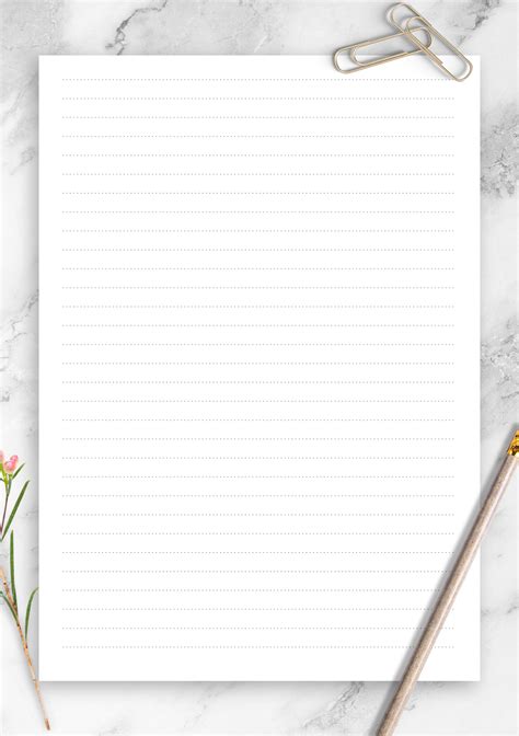 printable dotted lined paper printables  mm  height