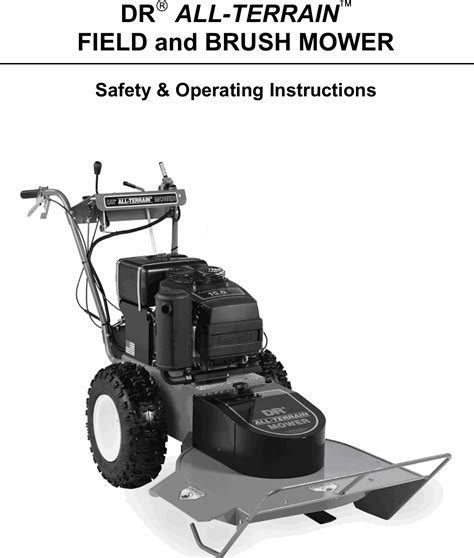 dr field  brush mower parts manual