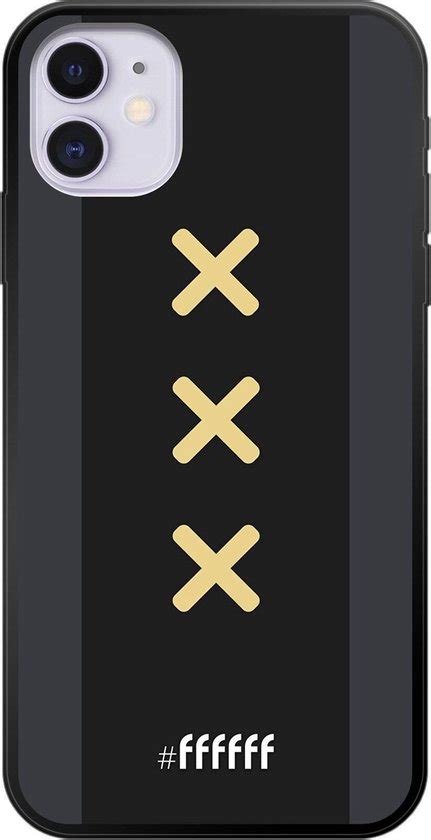 hoesje geschikt voor iphone  tpu case ajax europees uitshirt   ffffff bol