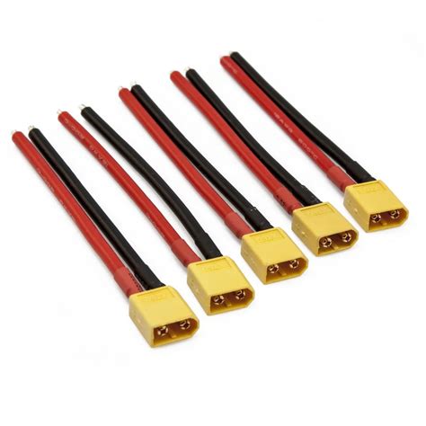 pcslot xt xt  male female plugconnectoradpter  cm awg silicon wire cable