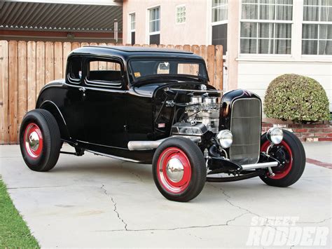 1932 Ford Five Window Coupe Hot Rod Rods Retro Wallpaper