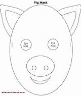 Pig Mask Template Little Three Pigs Coloring Printable Kids Choose Board Crafts Enchanted Learning Pages sketch template
