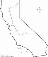 California Outline Map Enchantedlearning States Usa Students sketch template