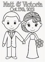 Coloring Wedding Pages Printable Couple Kids Color Sheets Print Colouring Anniversary Bride Activity Clipart Book Weddings Groom Library Personalized Template sketch template