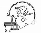 Coloring Pages Helmet Dolphins Miami Football Bills Nfl Broncos Logo Bengals Cincinnati Printable Buffalo Denver Dolphin Print Eagles Helmets Bears sketch template