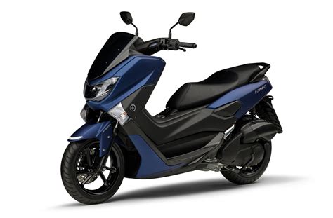 matte blue yamaha nmax  cc maxi scooter launched  japan