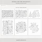 Holidays Coloring Pages sketch template