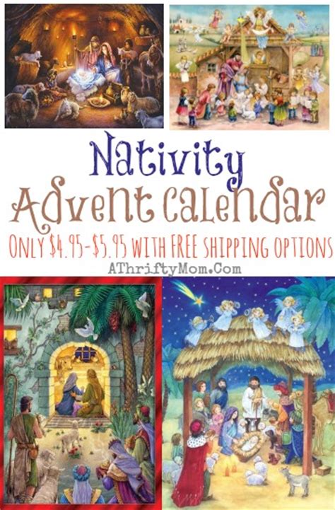 christian nativity themed advent calendars  christmas religious advent calendar  thrifty mom