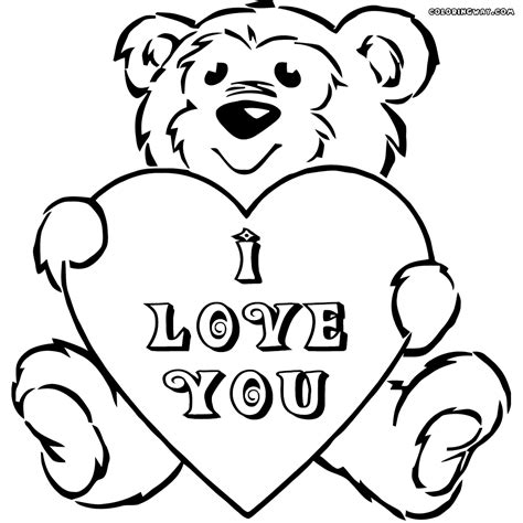 teddy bear drawing  heart  getdrawings