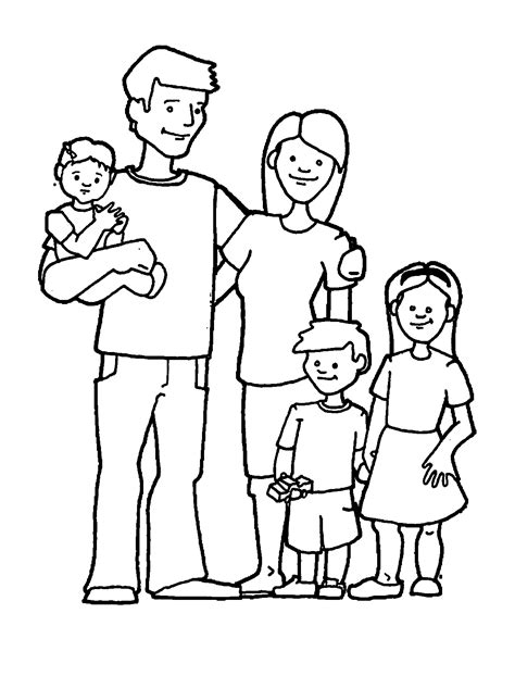 printable coloring pages  families  family coloring pages