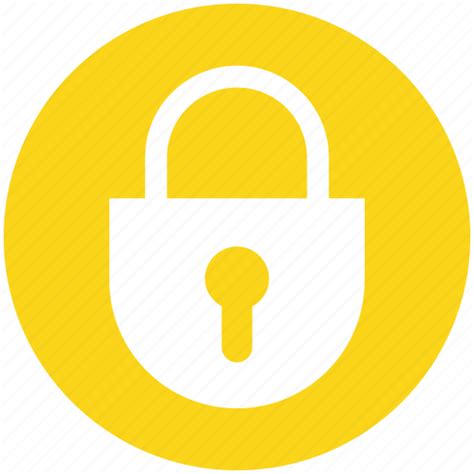 Lock Padlock Password Protected Safe Security Icon Download On