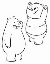 Bears Bare Coloring Panda Escandalosos Osos Coloring4free Oso Grizzly ชม เข sketch template