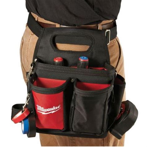 milwaukee electrician pouch  pockets adjustable pouch tool bag belt     ebay