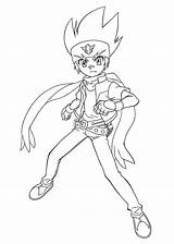 Beyblade Coloring Pages Gingka Anime Kids Printable Metal Colouring Visit Pokemon Color sketch template