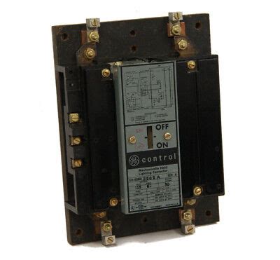 ge crmba mechanically held lighting contactor  hz  p   box ebay