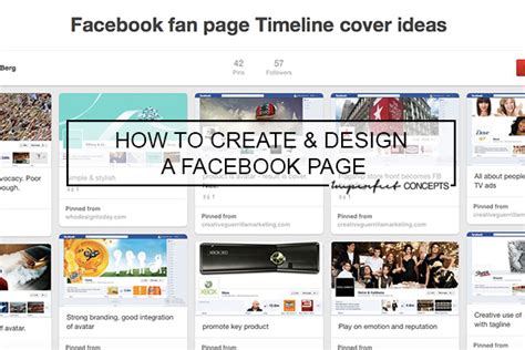 create design  facebook fan page imperfect concepts