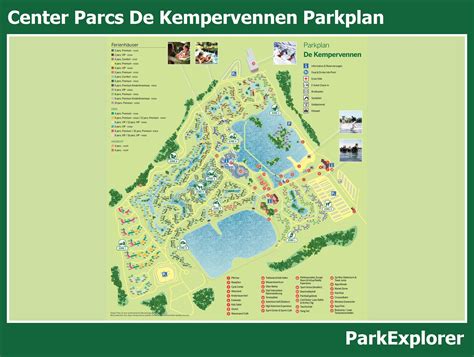 karte und lageplan von center parcs de kempervennen parkexplorer