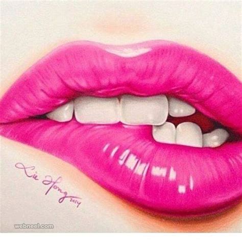Pin Von S A N A Auf Lip Art In 2020 Buntstiftzeichnungen Lippen
