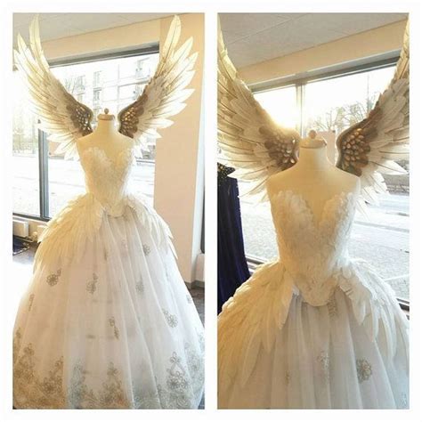 pin by zhenya krapivinsky on wings wedding dress with feathers dresses fantasy dress