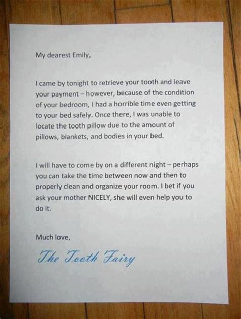 funny notes tooth fairy dump  day