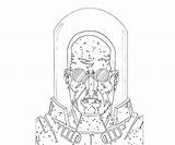 Freeze Mr Face Coloring Pages sketch template