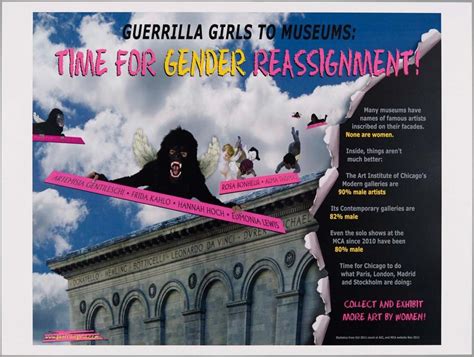Guerrilla Girls To Museums Time For Gender Reassignment Works
