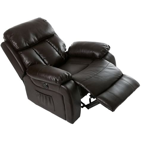 chester electric heated leather massage recliner armchair